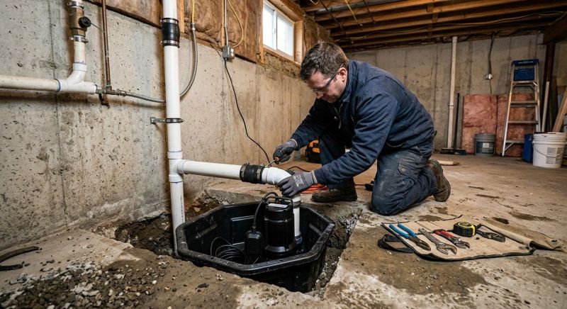 Sump Pump Relocation in Mobile, AL
