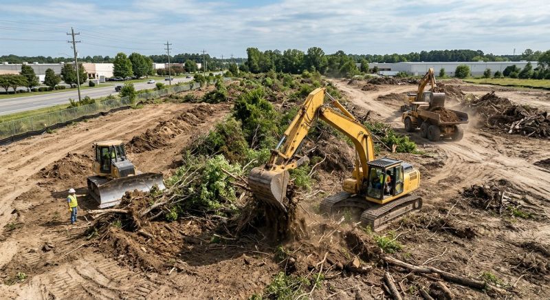 Commercial Property Clearing in Gwinnett County, GA