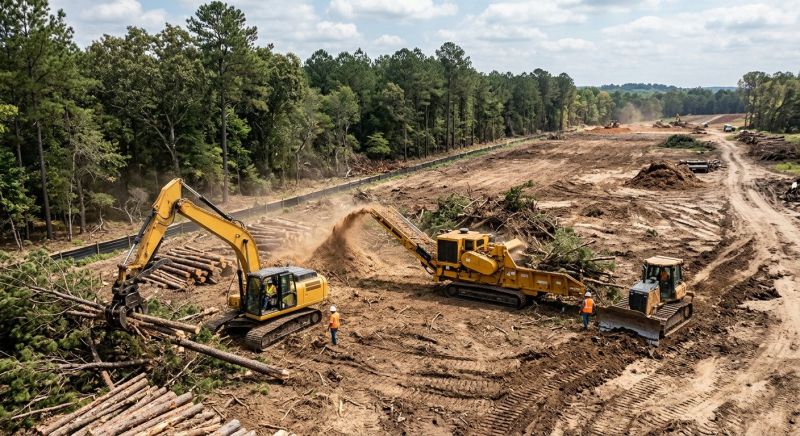 Commercial Site Clearing in Marietta, GA