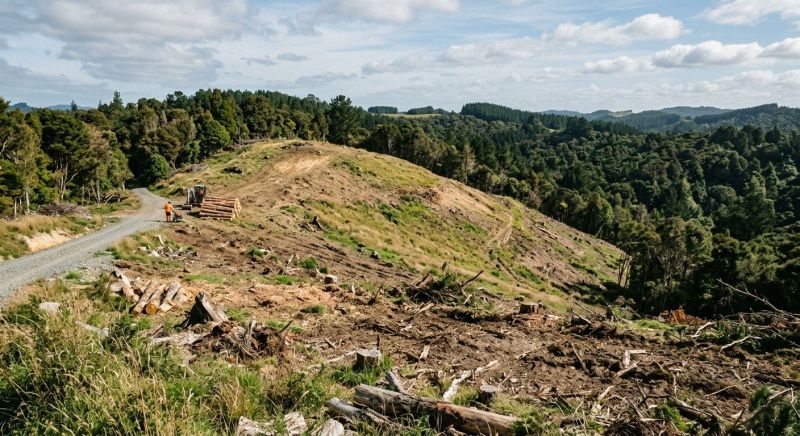 Easement Land Clearing in Cumming, GA