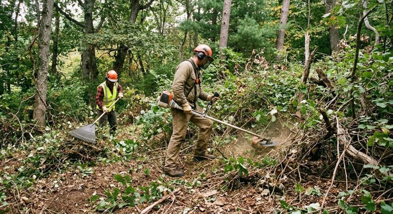 Pine Tree Clearing in Cumming, GA