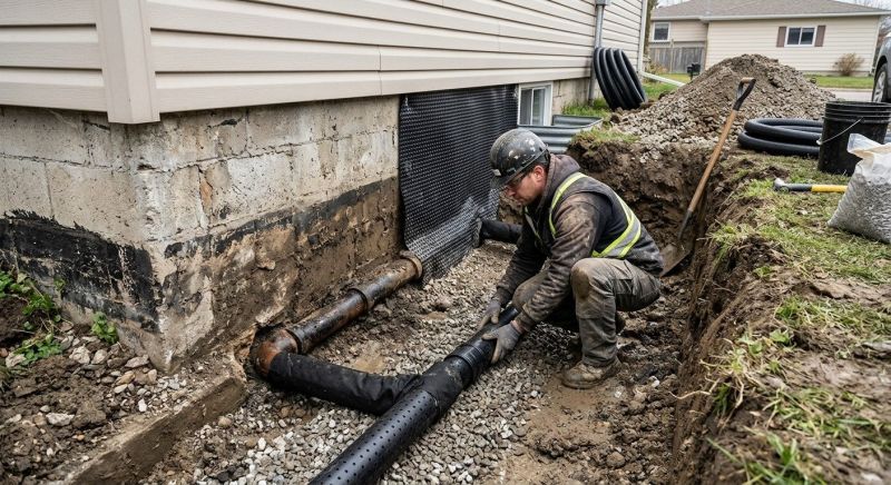 Weeping Tile Repair in Mobile, AL